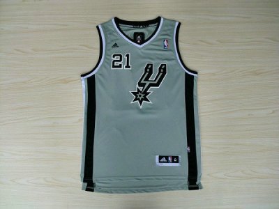 Maillot De Basket San Antonio Spurs Tim Duncan 21 Tissus Sportif Fans Edition The New Season New Gris